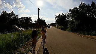 blonde teens naughty public masturbation and outdoor flashing of young babe
