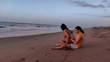 mutual oral sex and prostate massage at a public beach