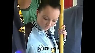 girl and tube in bus