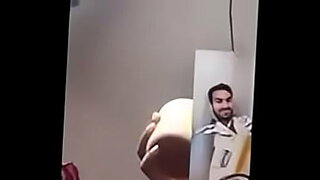 when mom alone at home she open her bra and showing her big boobs